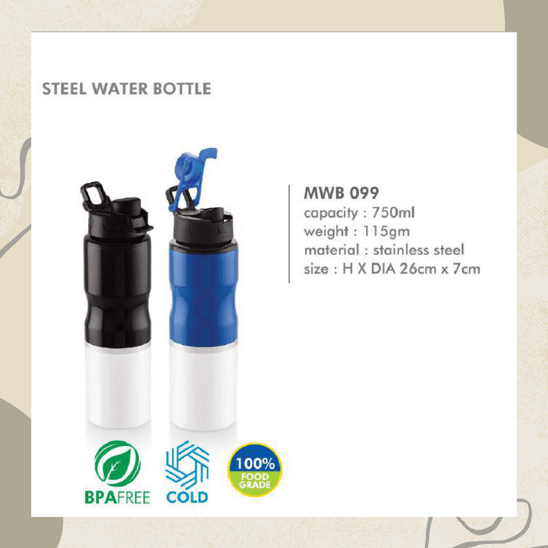BeHome Steel Water Bottle MWB099